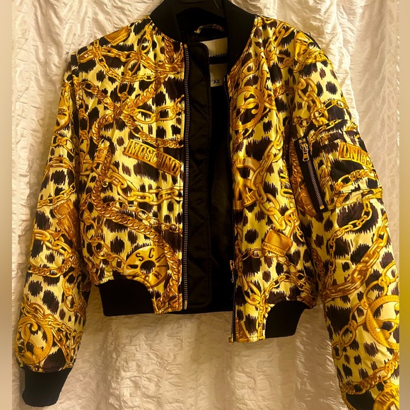 H&M Moschino bomber jacket from designer collection - Picture 1 of 4